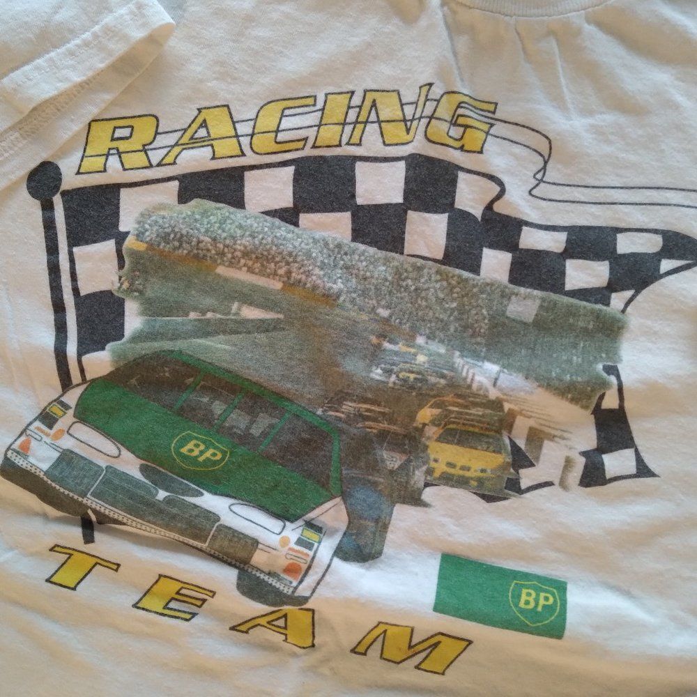 Vintage BP Racing Team Stock Car T-Shirt